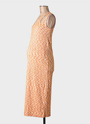 Rochie de maternitate portocalie MAMA LICIOUS femeie