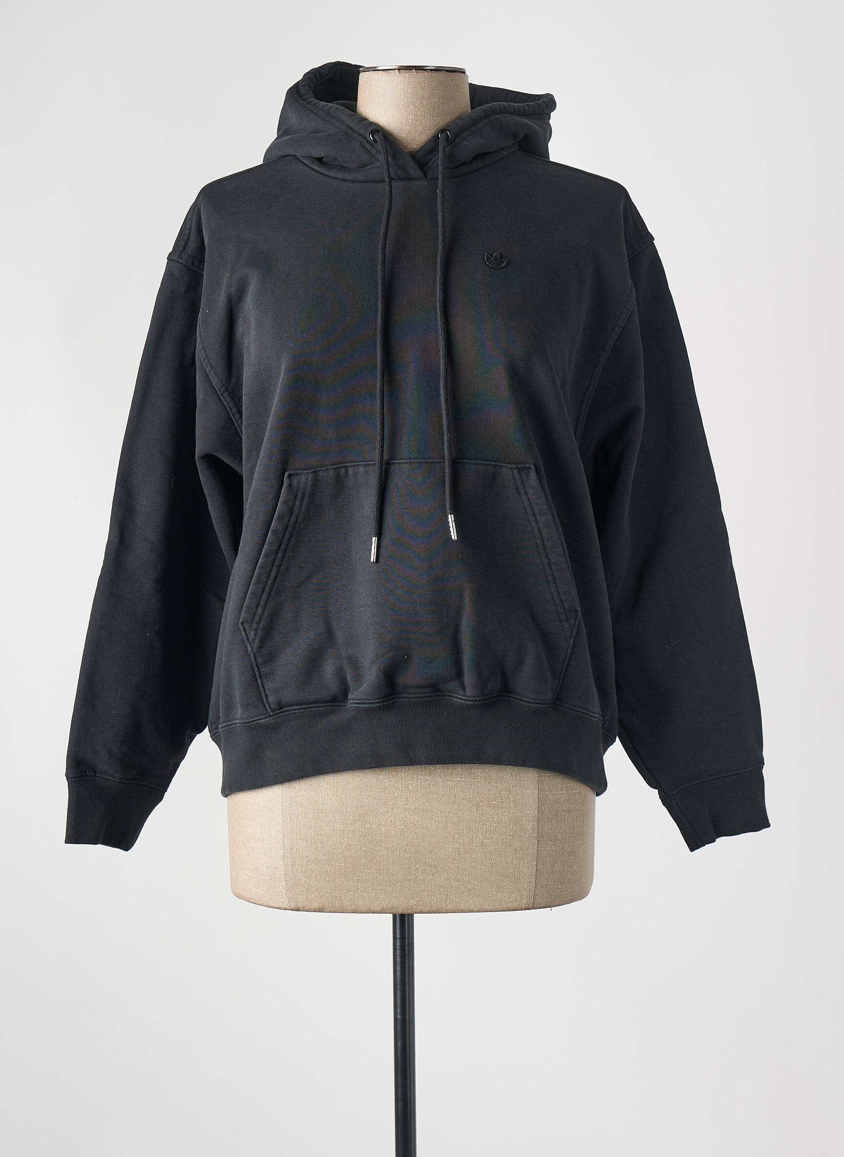 Hanorac negru ADIDAS femeie