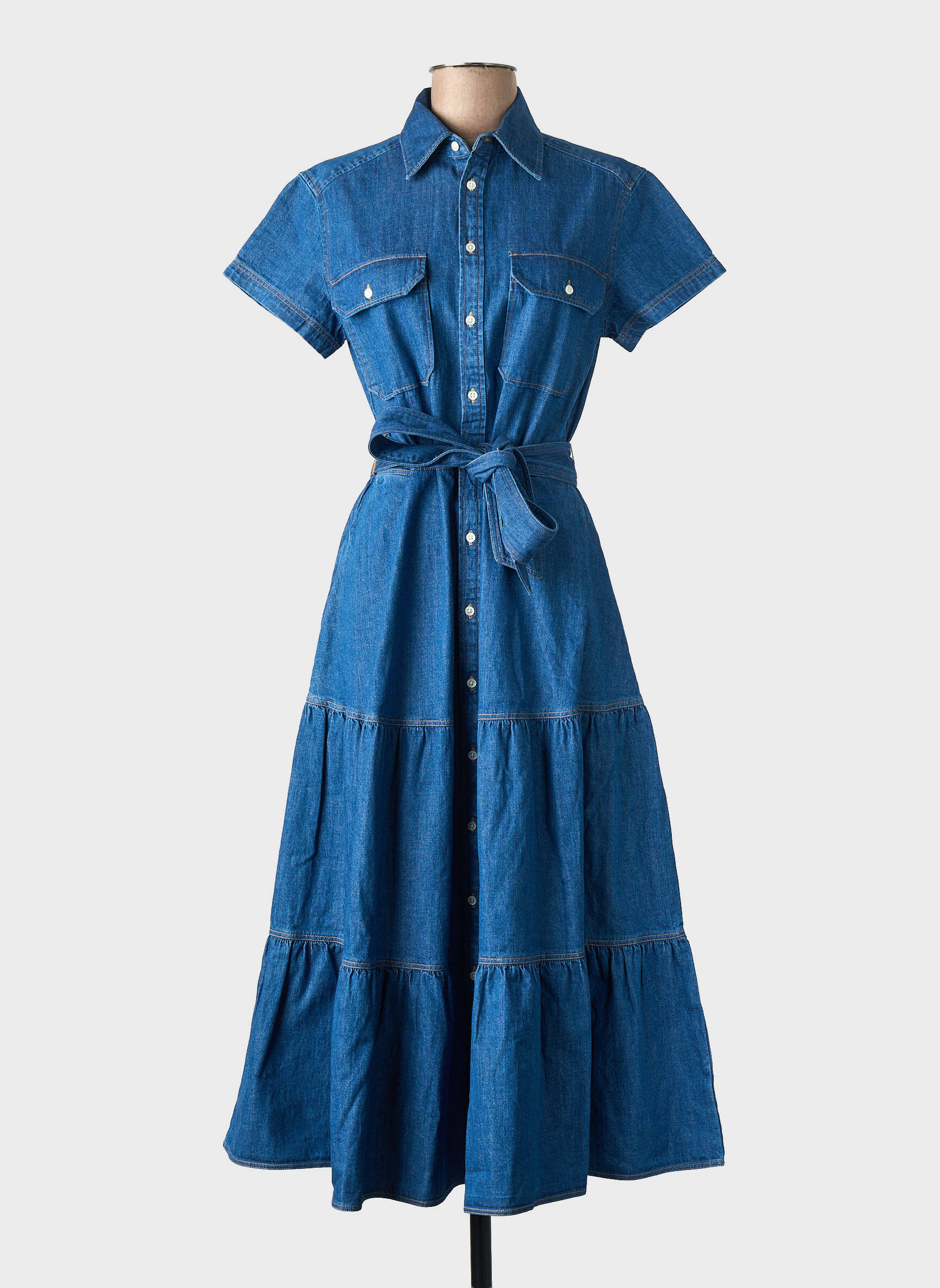 Rochie lungă albastru RALPH LAUREN femeie