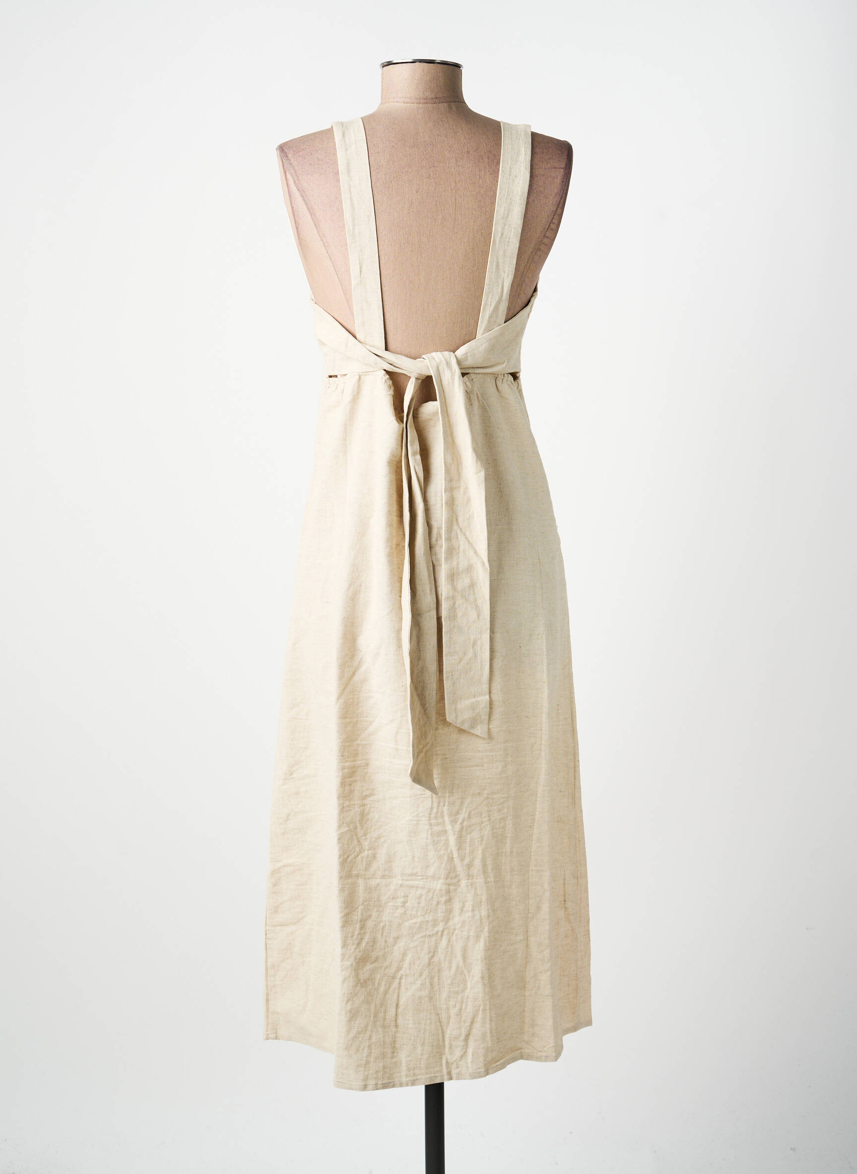 Rochie midi bej LA PETITE ETOILE femeie