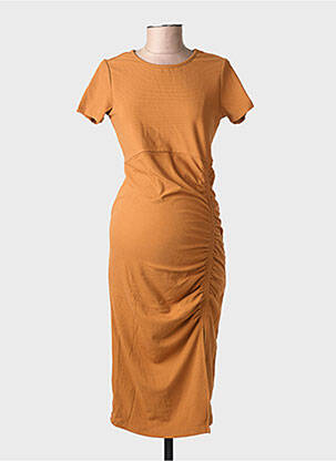 Rochie midi maro SUPERMOM femeie