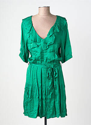 Rochie scurtă verde EMILE ET IDA femeie