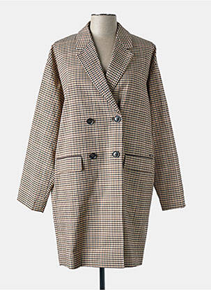 Palton lung albastru SCOTCH & SODA femeie