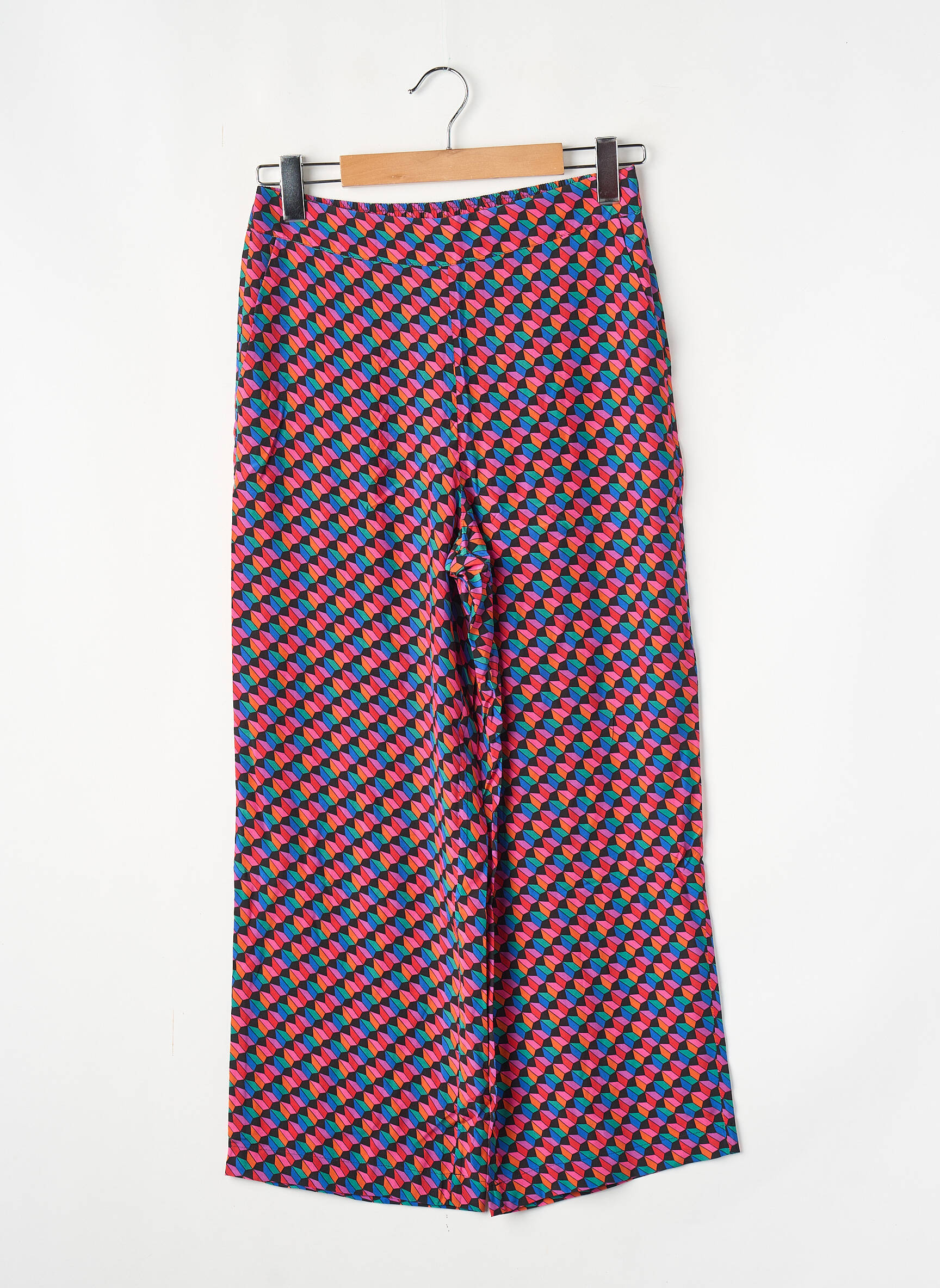 Pantalon larg negru SOI PARIS femeie