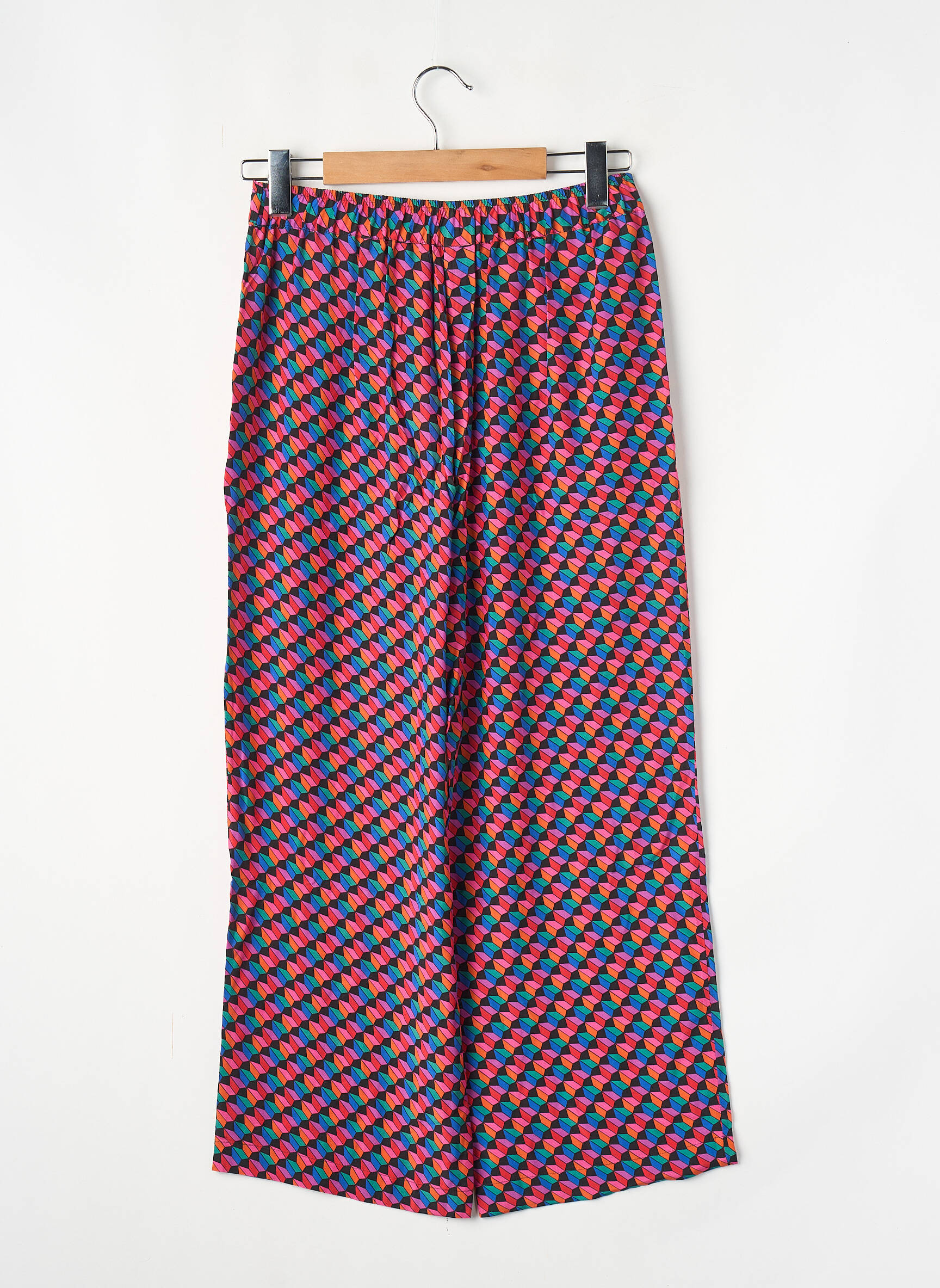 Pantalon larg negru SOI PARIS femeie