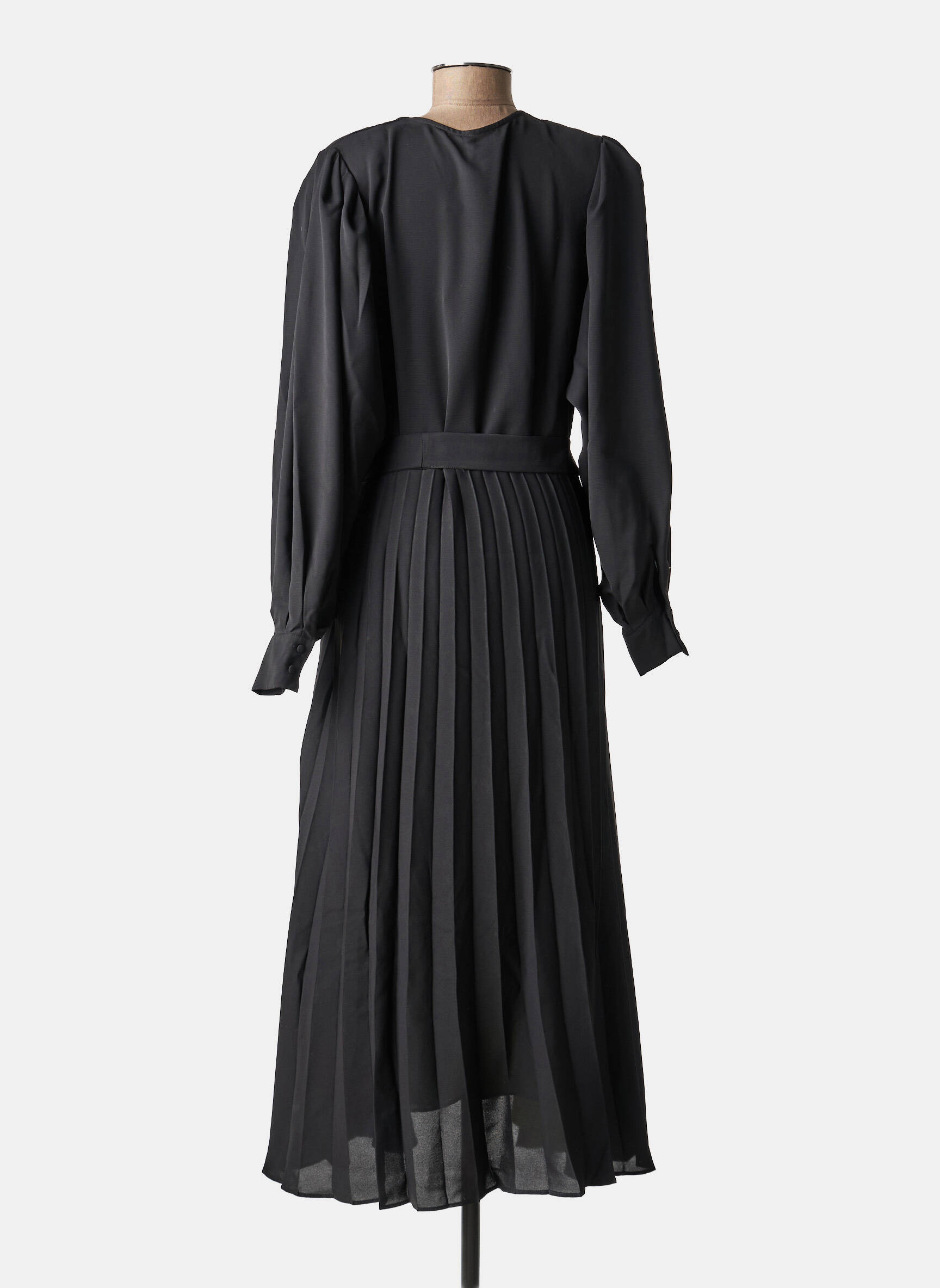 Rochie lungă croială fluidă negru MAT FASHION femeie
