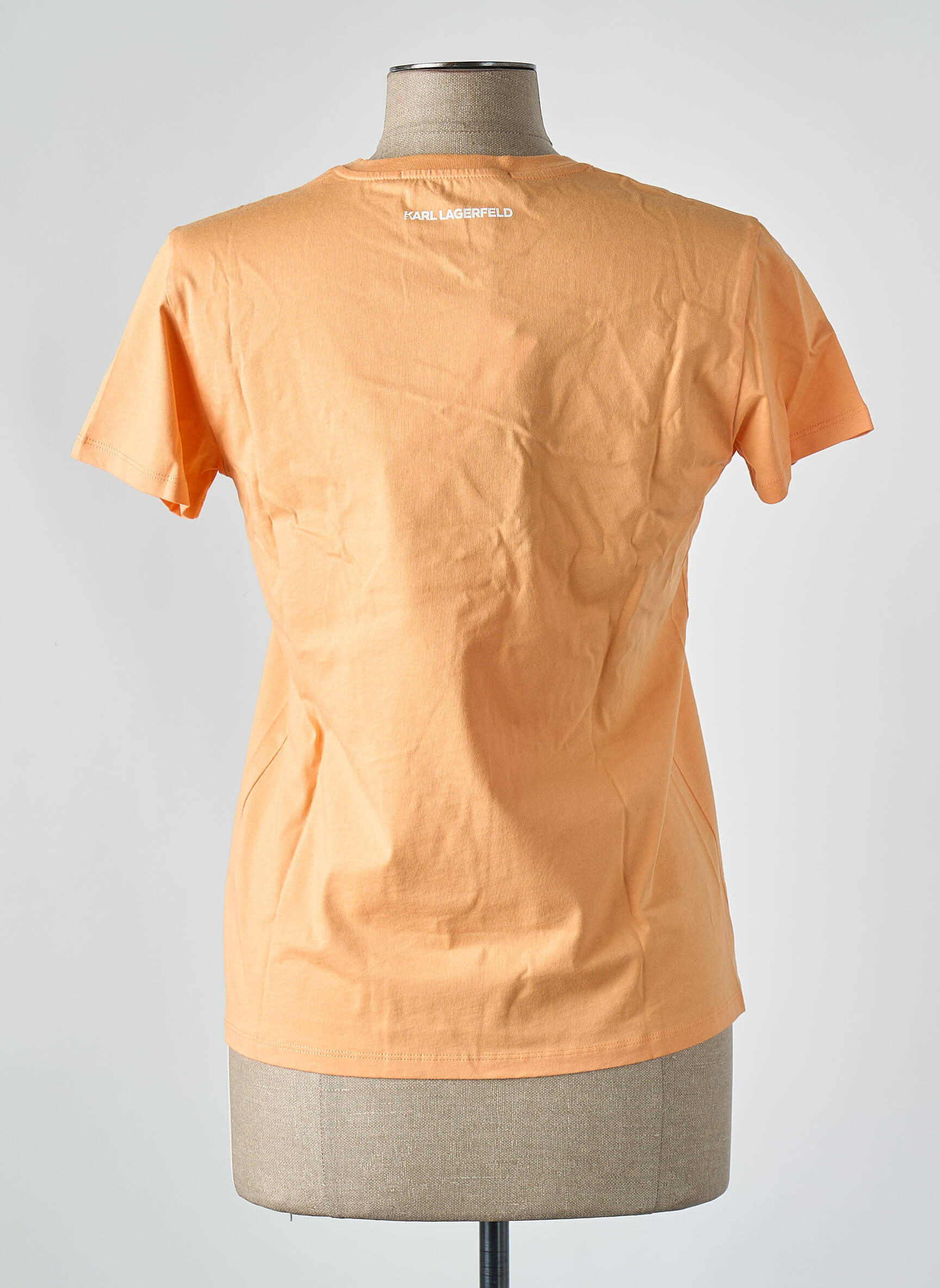 Tricou portocalie KARL LAGERFELD femeie
