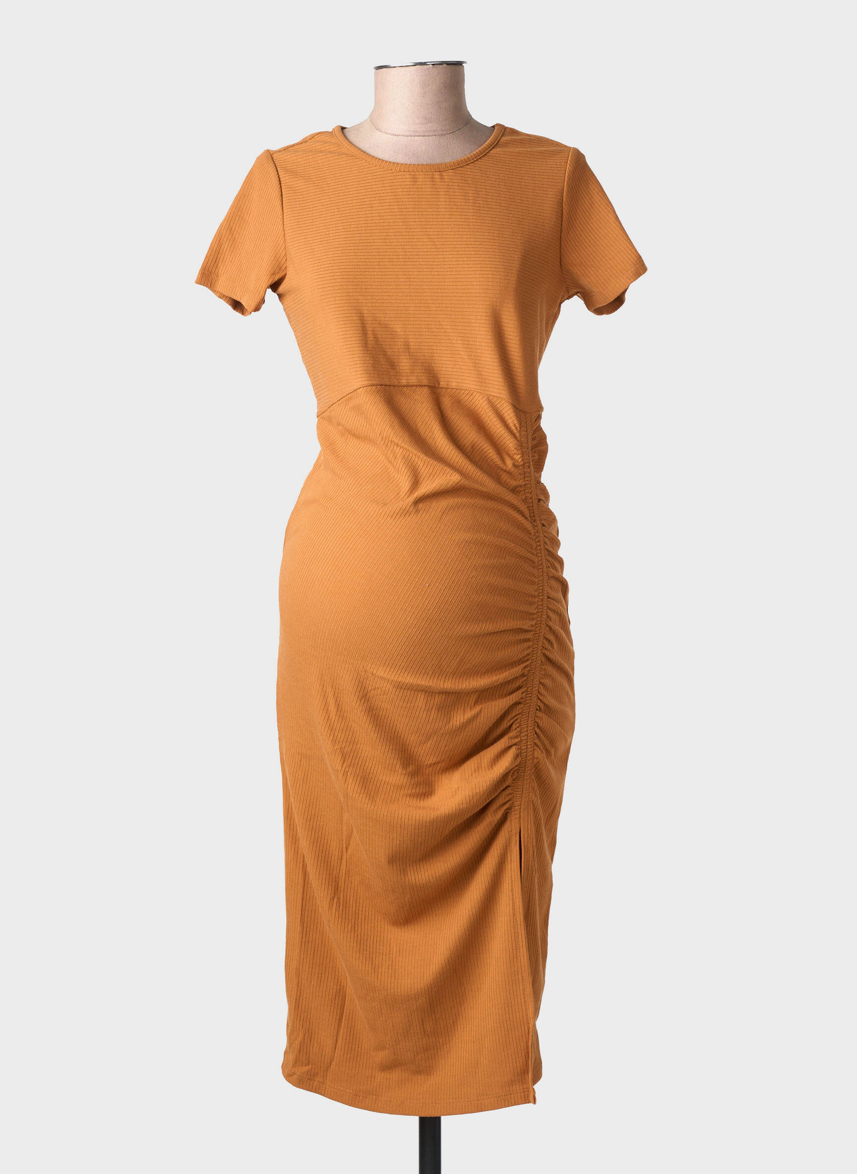 Rochie midi maro SUPERMOM femeie