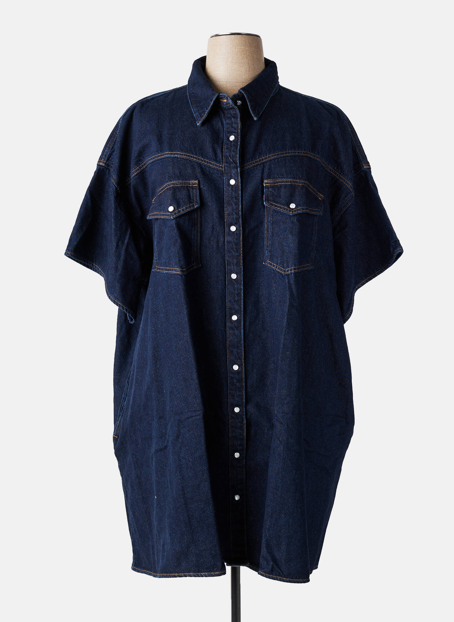 Rochie scurtă albastru LEVI'S femeie