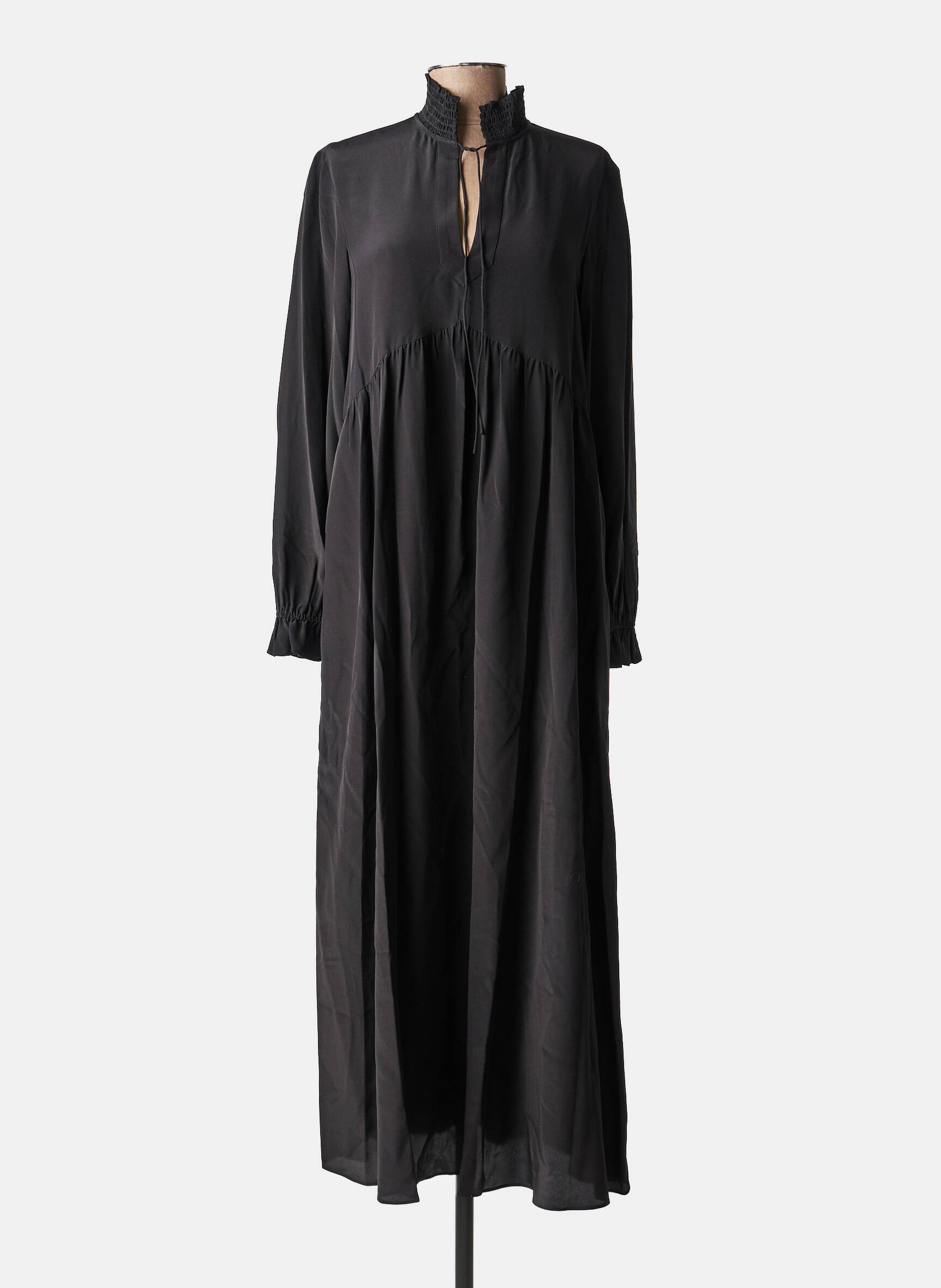 Rochie lungă negru THE KOOPLES femeie