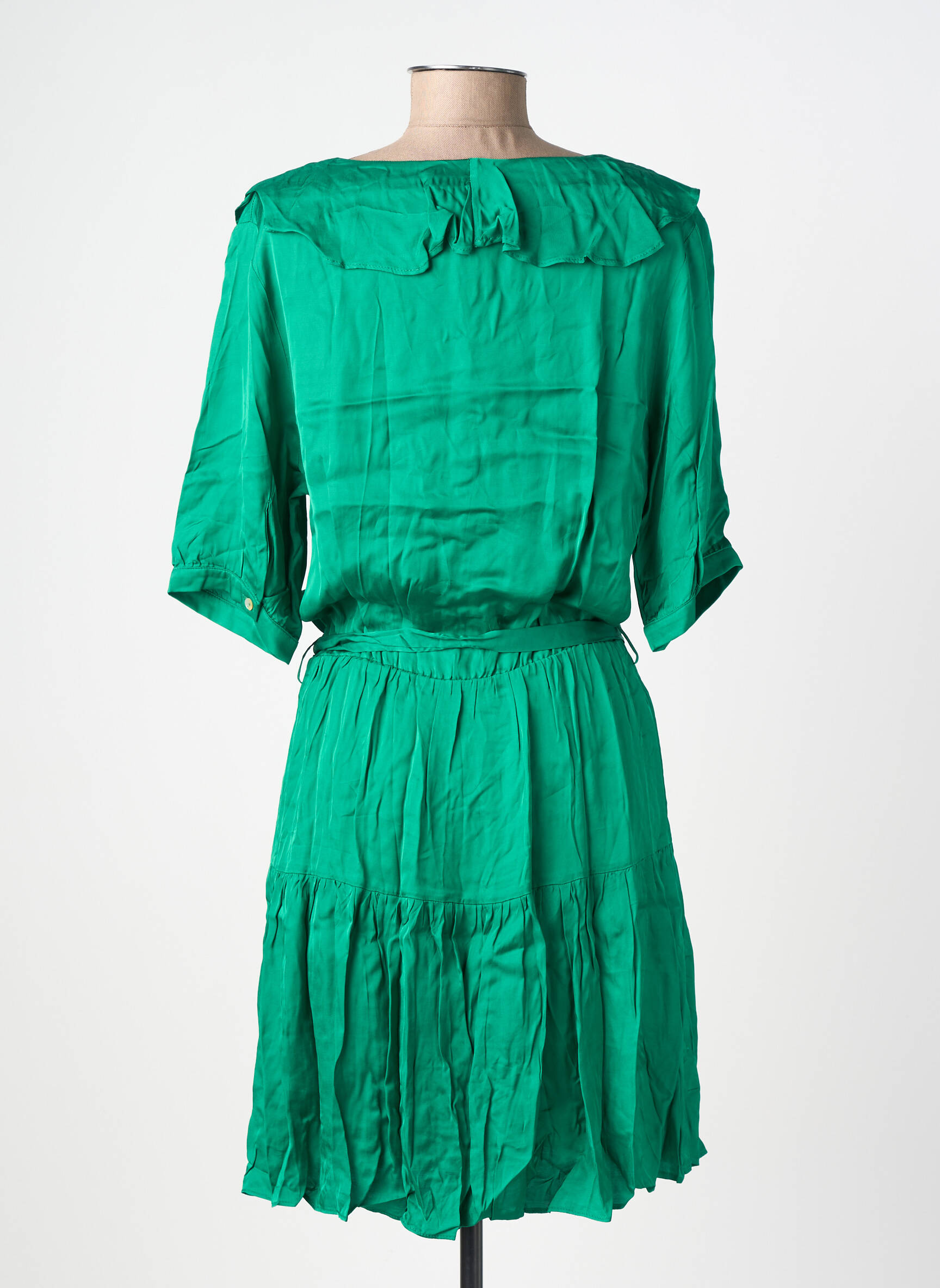 Rochie scurtă verde EMILE ET IDA femeie