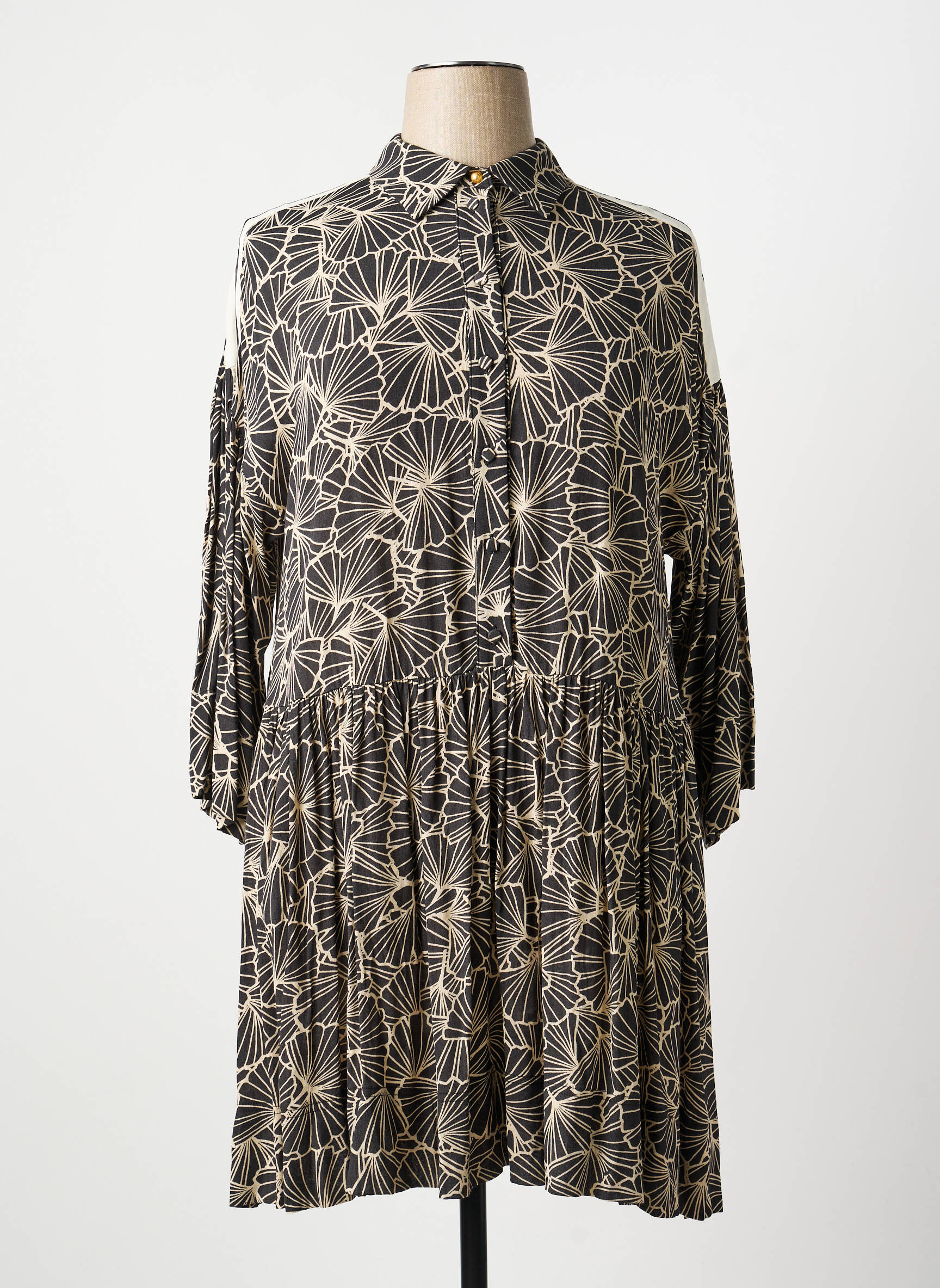 Rochie scurtă maro TWINSET femeie
