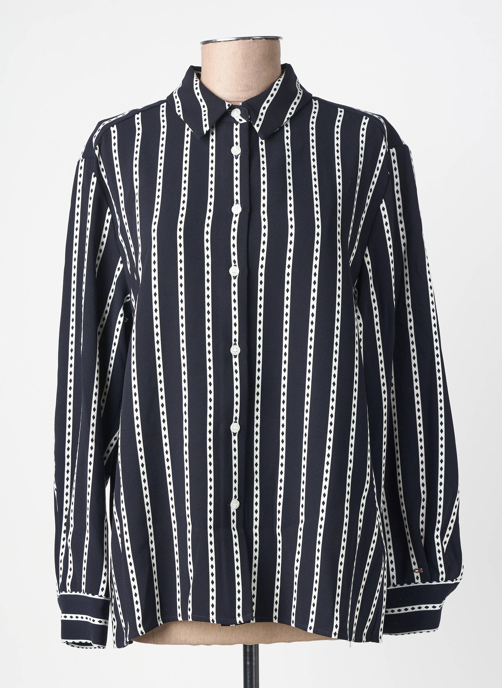 Cămașă cu mâneci lungi albastru TOMMY HILFIGER femeie