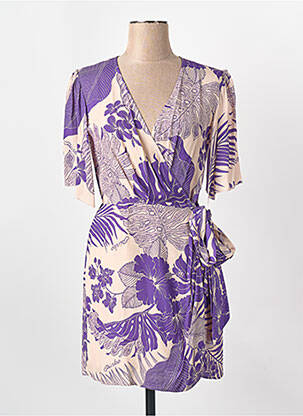 Rochie scurtă violet PINKO femeie