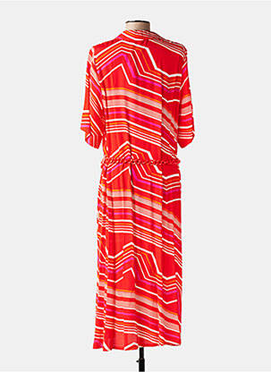 Rochie midi roșu LA PETITE FRANCAISE femeie