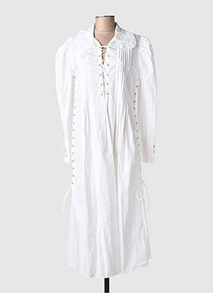 Rochie lungă alb LAURENCE BRAS femeie