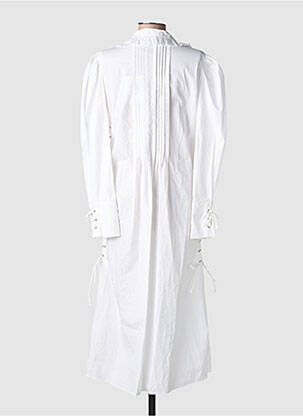 Rochie lungă alb LAURENCE BRAS femeie