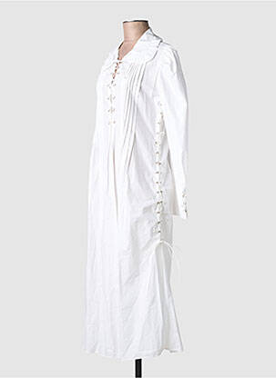 Rochie lungă alb LAURENCE BRAS femeie