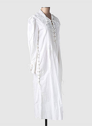 Rochie lungă alb LAURENCE BRAS femeie