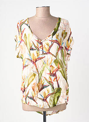 Tricou multicolor PLEASE femeie