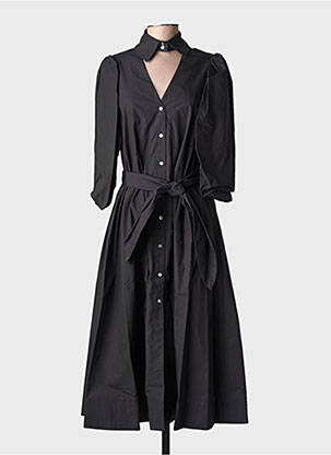 Rochie lungă negru KARL LAGERFELD femeie