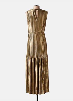Rochie lungă auriu TWINSET femeie