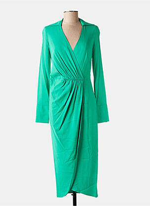 Rochie midi verde MARGAUX LONNBERG femeie