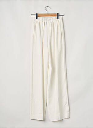 Pantalon larg alb ESSENTIEL ANTWERP femeie