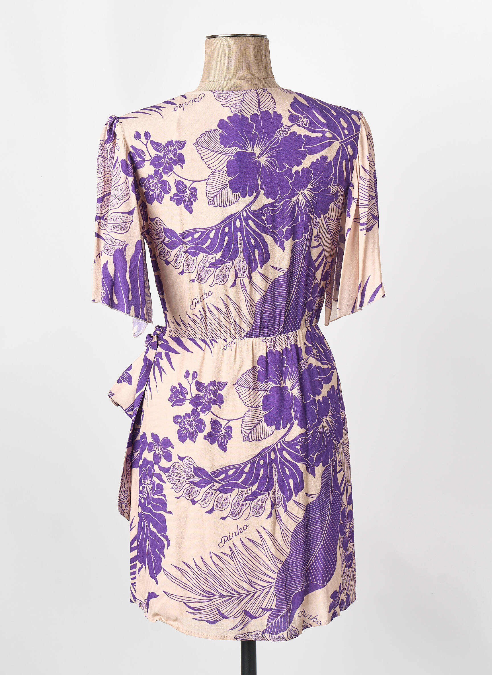 Rochie scurtă violet PINKO femeie