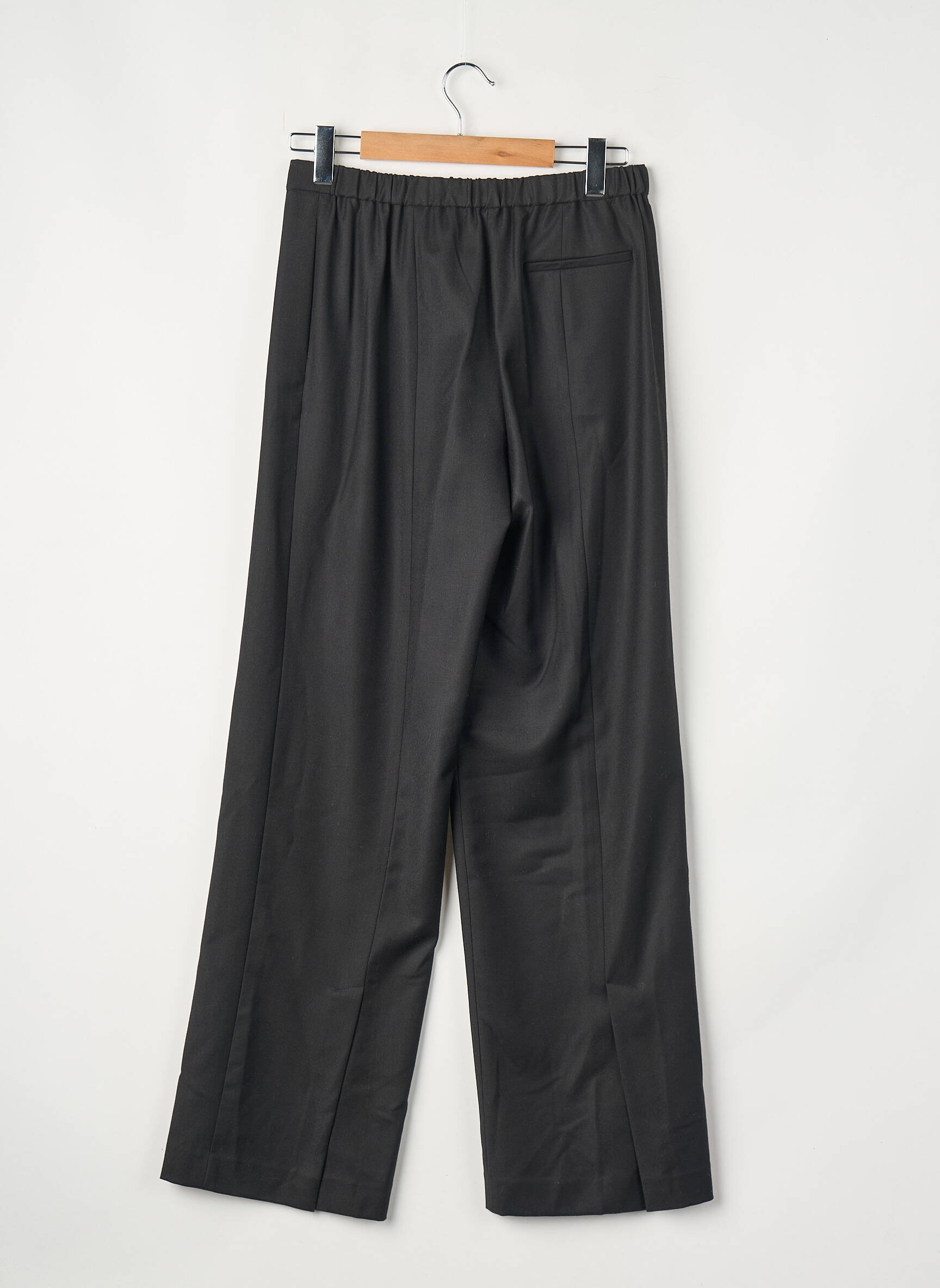 Pantalon larg negru THEORY femeie