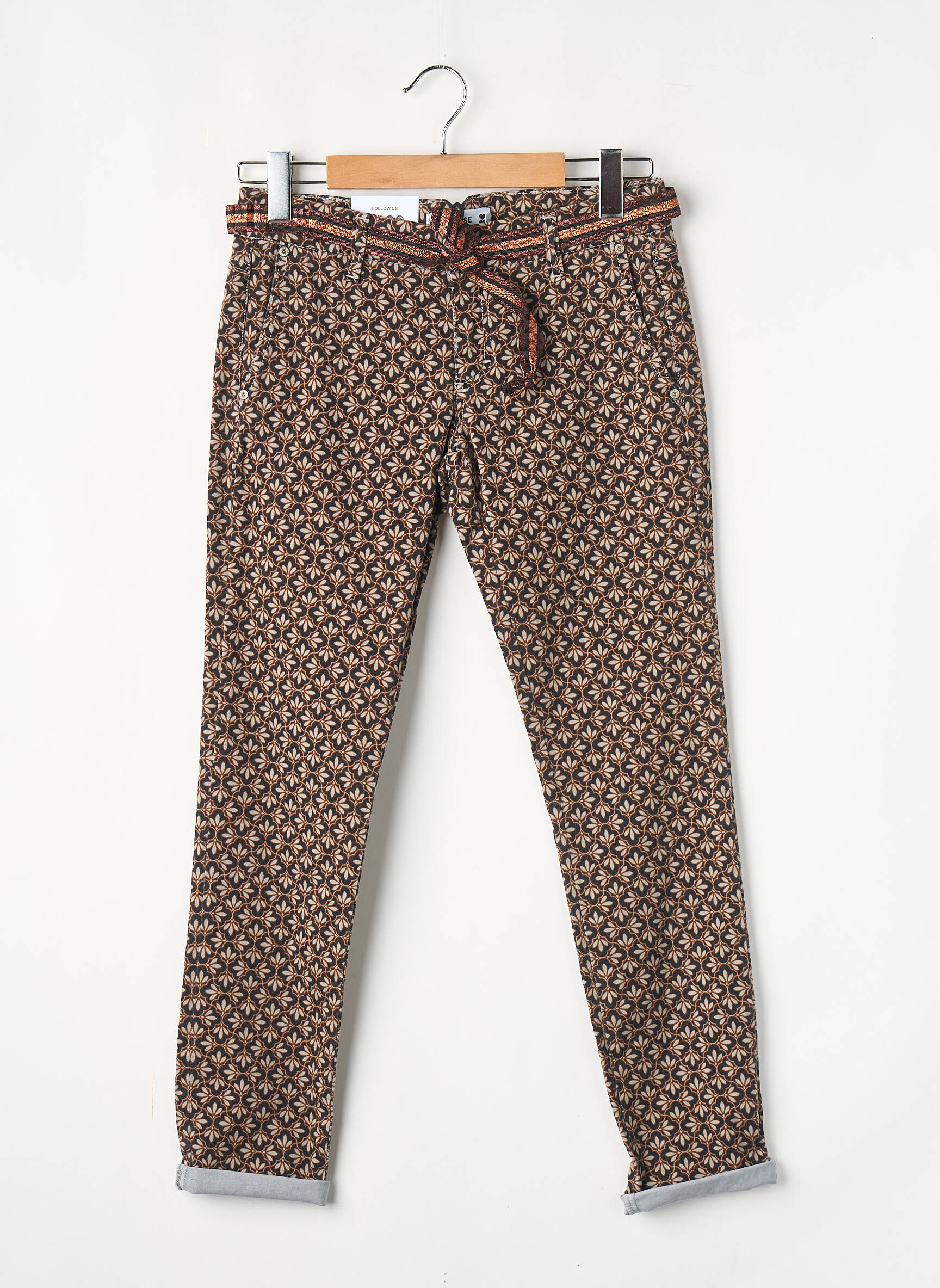 Pantalon cargo bej PLEASE femeie