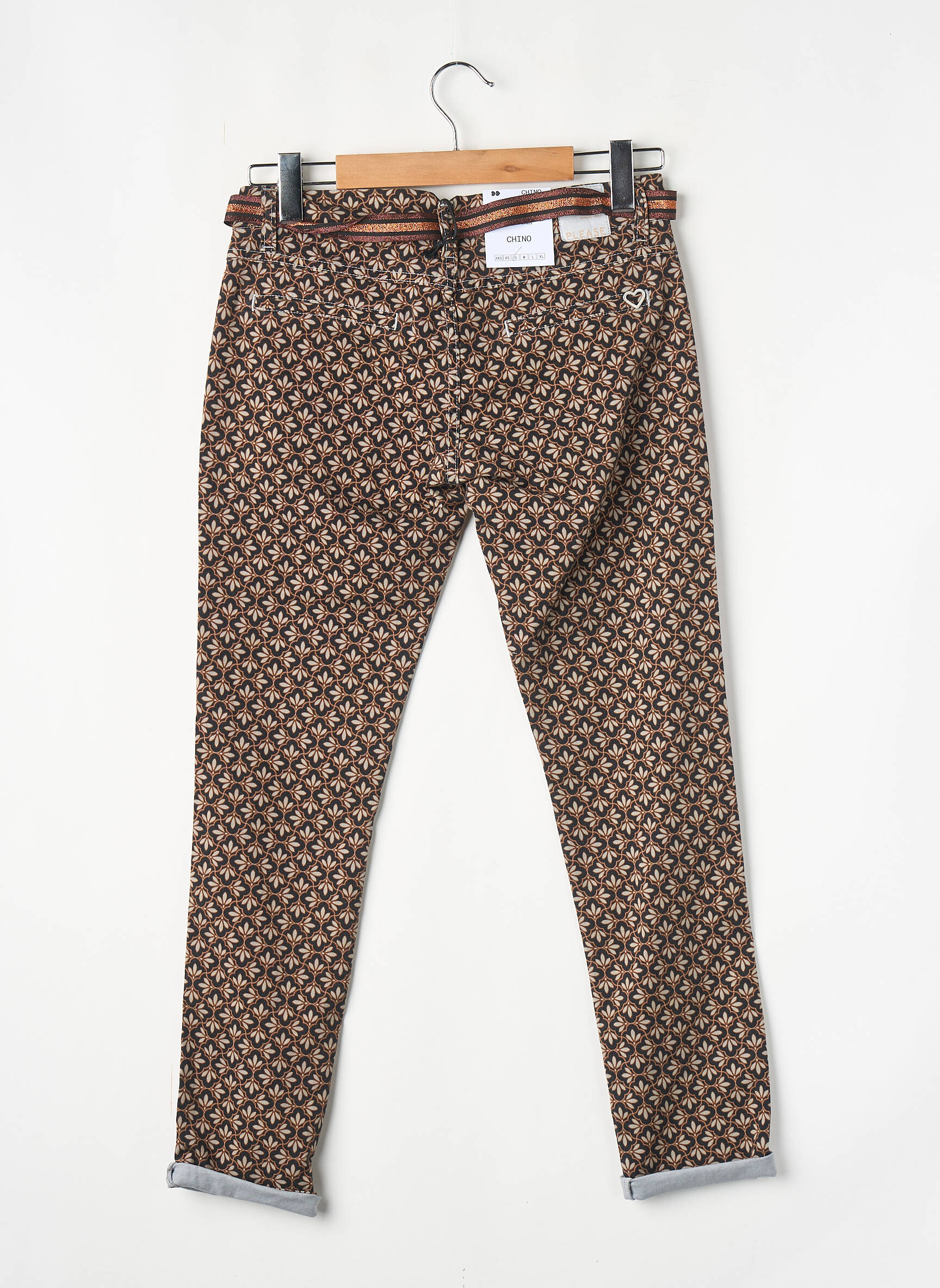 Pantalon cargo bej PLEASE femeie