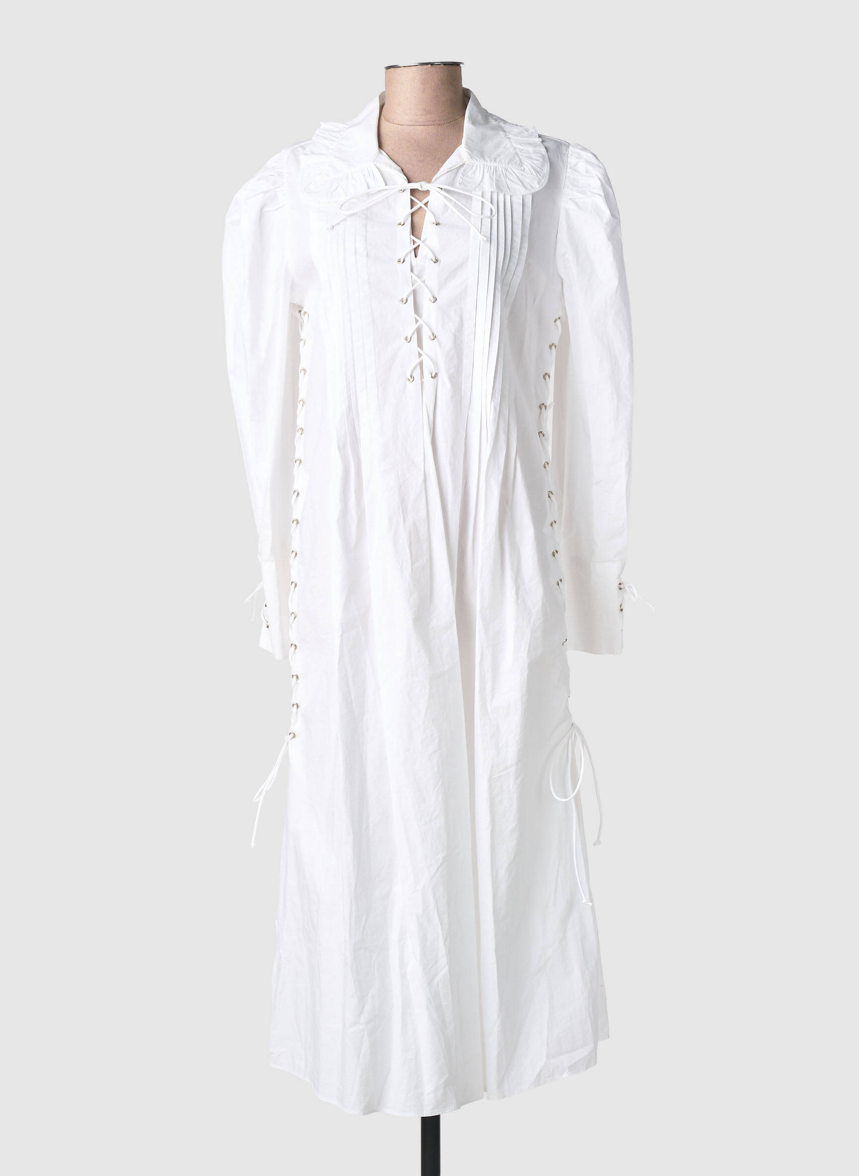 Rochie lungă alb LAURENCE BRAS femeie