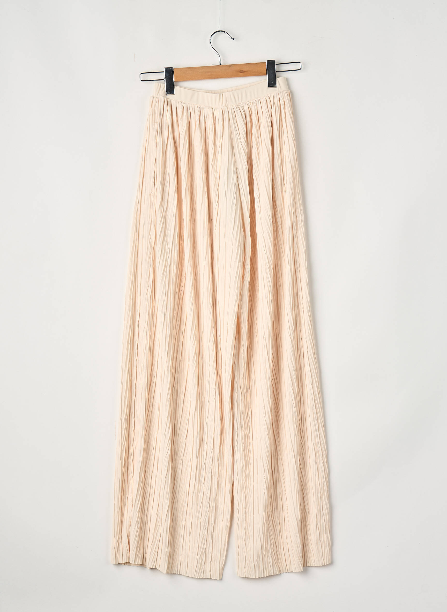 Pantalon larg alb MAX MARA femeie
