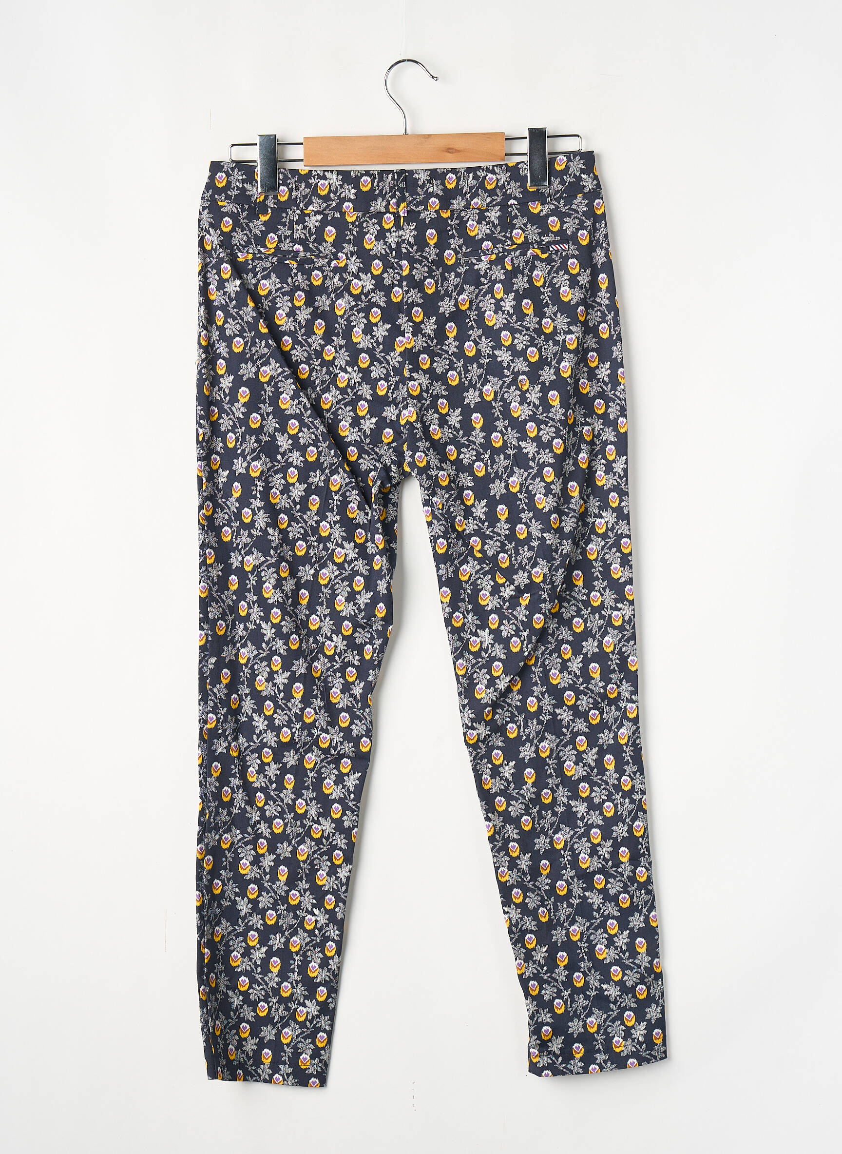 Pantalon slim albastru LA PETITE FRANCAISE femeie