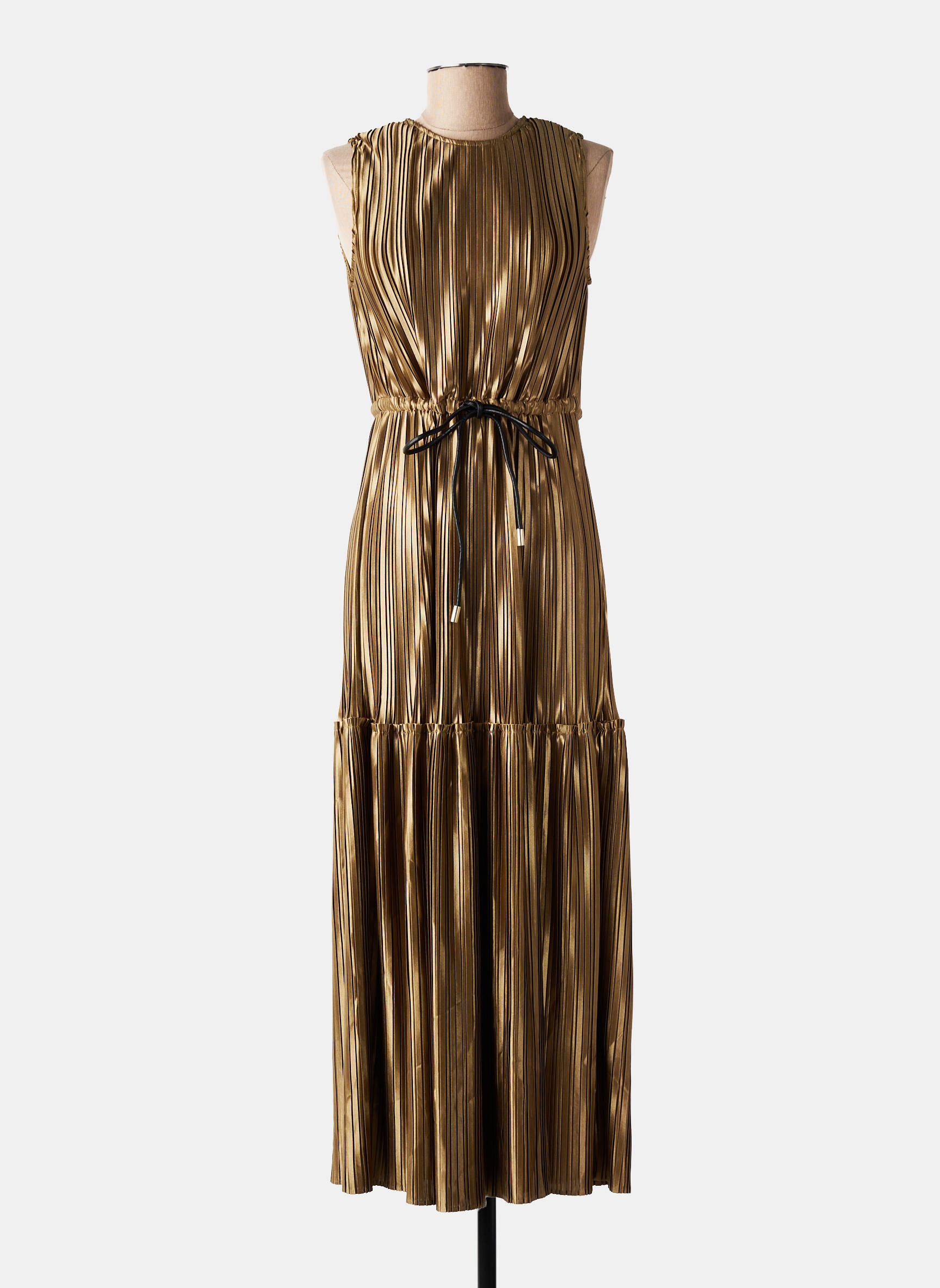 Rochie lungă auriu TWINSET femeie