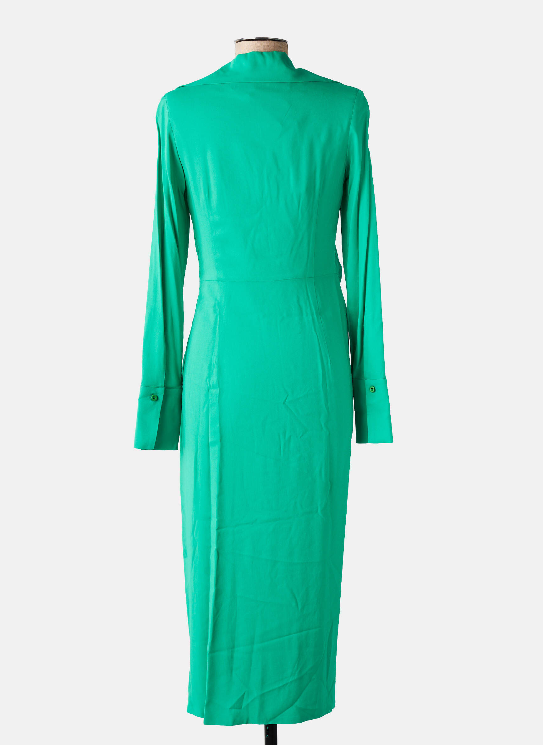 Rochie midi verde MARGAUX LONNBERG femeie