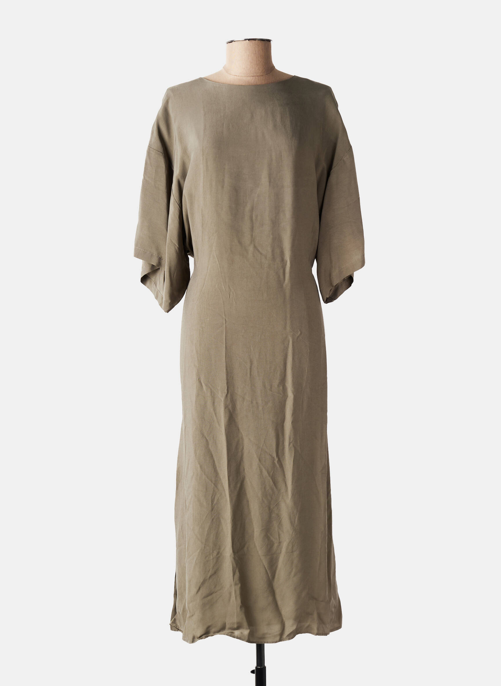 Rochie lungă maro HUMANOID femeie