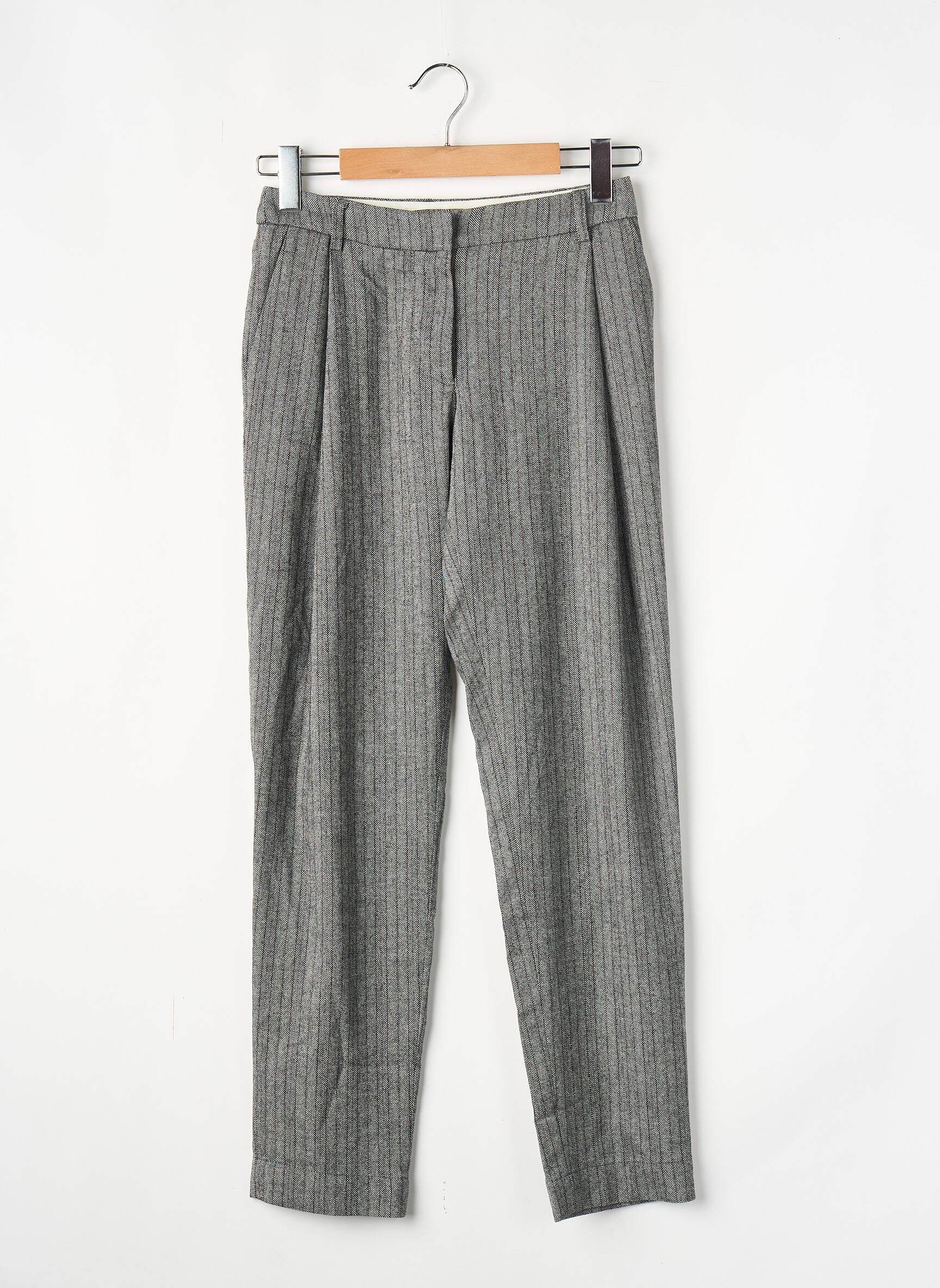 Pantalon drept gri SESSUN femeie