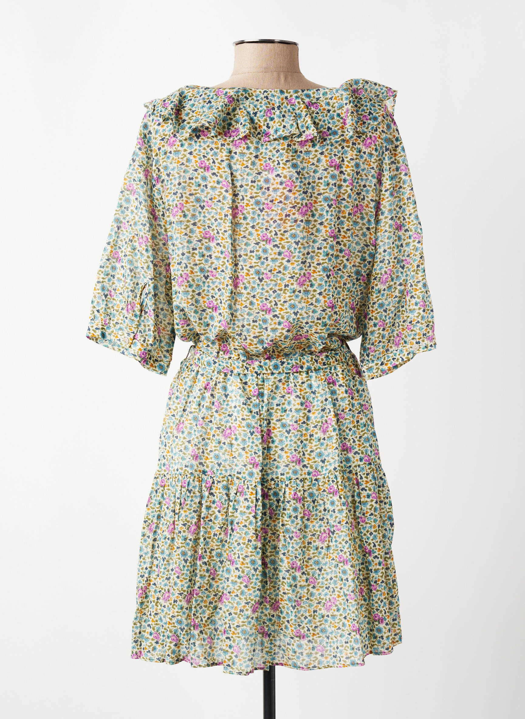 Rochie scurtă verde EMILE ET IDA femeie