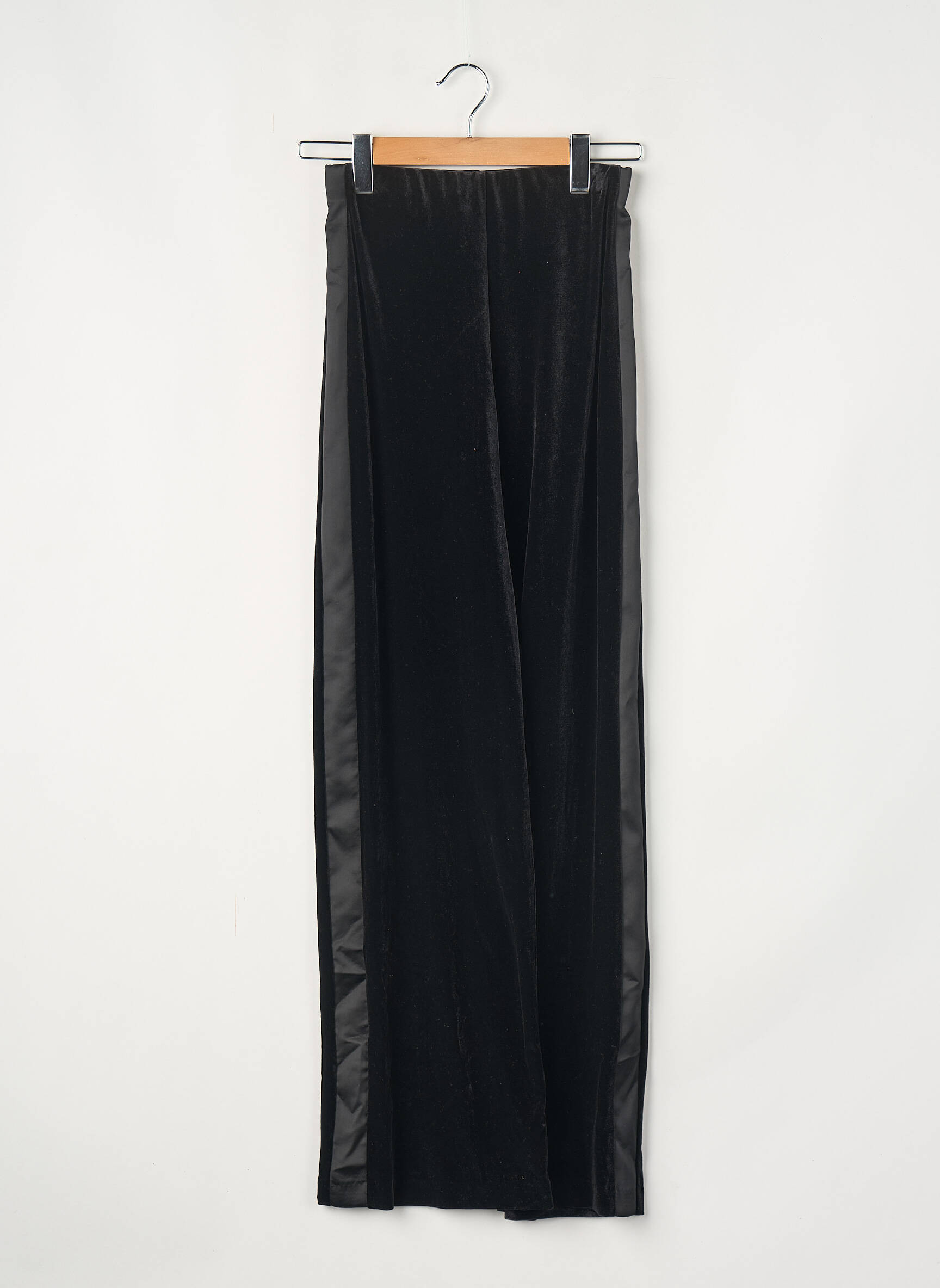 Pantalon larg negru MAX&CO. femeie