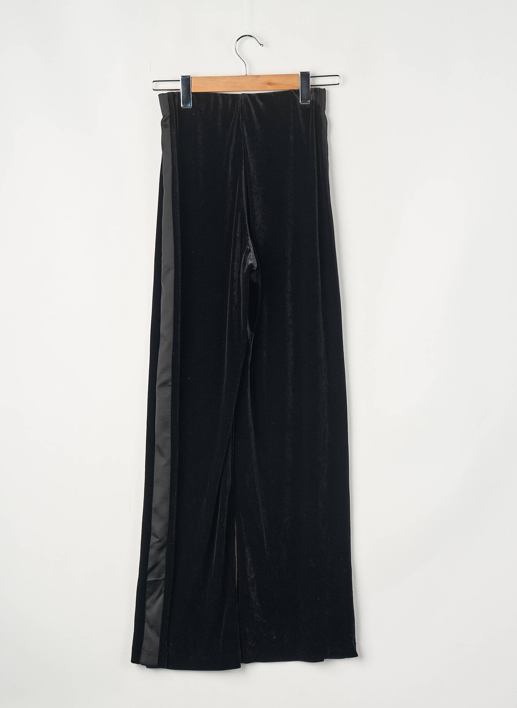 Pantalon larg negru MAX&CO. femeie
