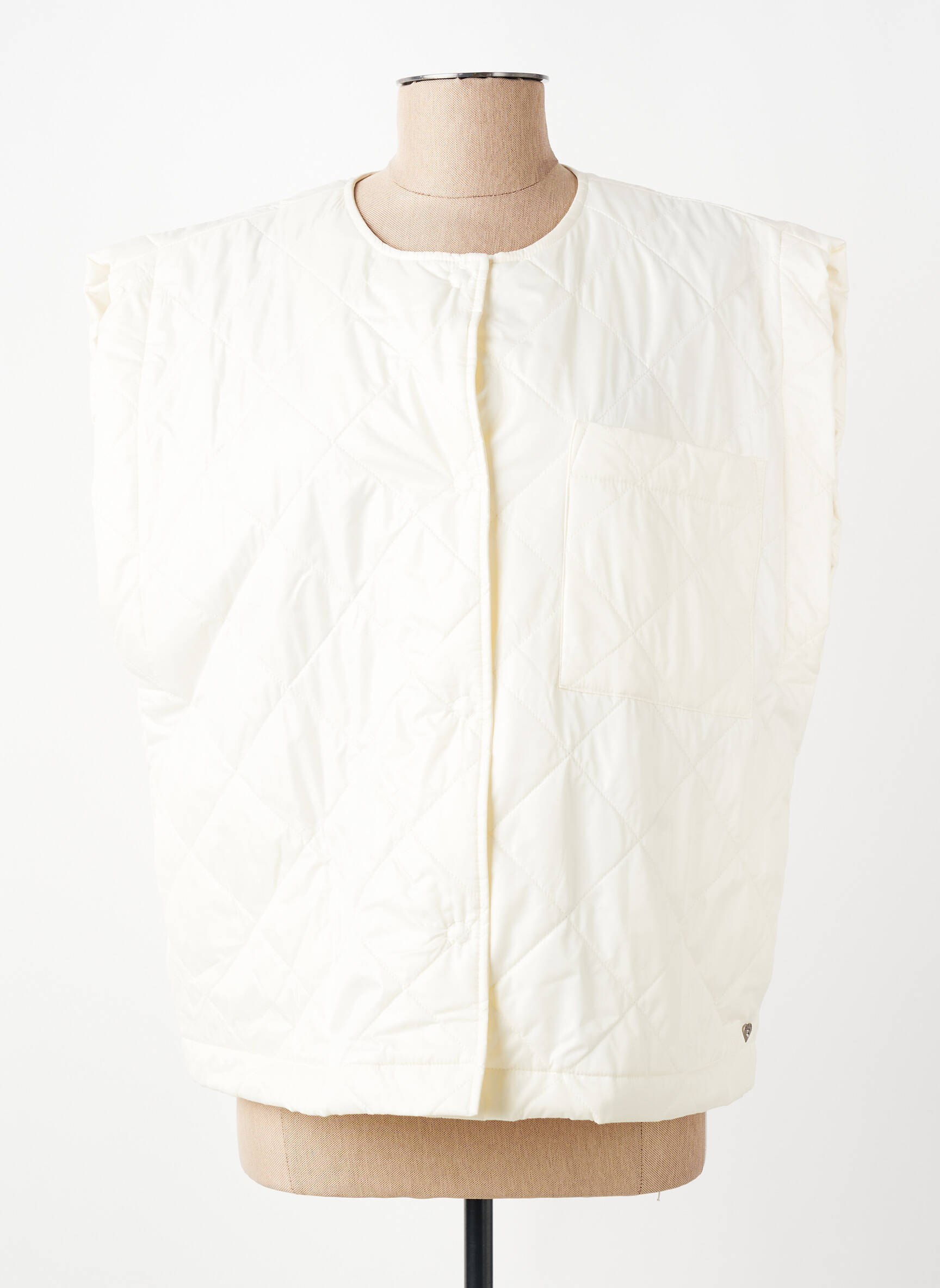 Parka alb PLEASE femeie