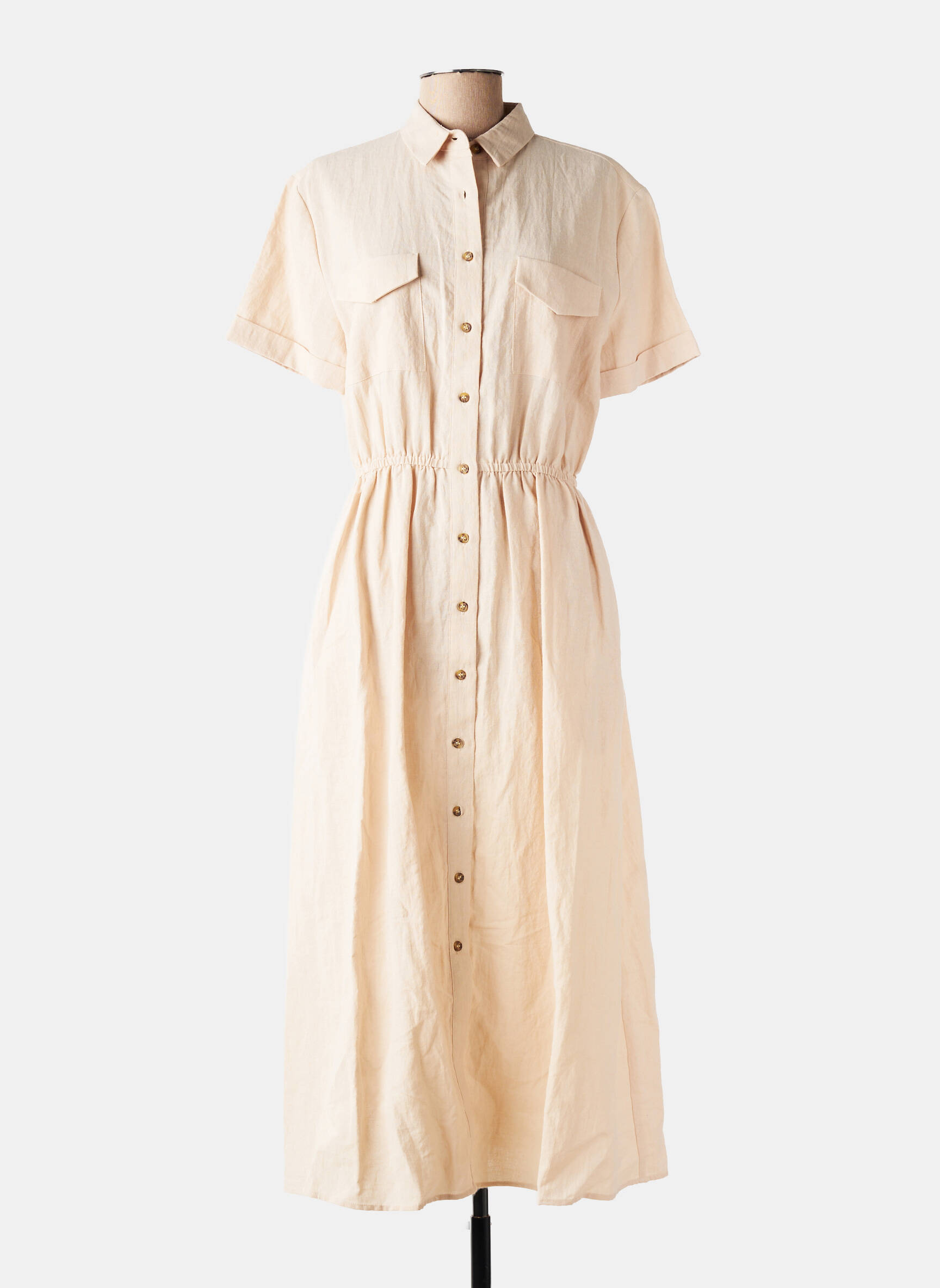 Rochie lungă bej DAY OFF femeie