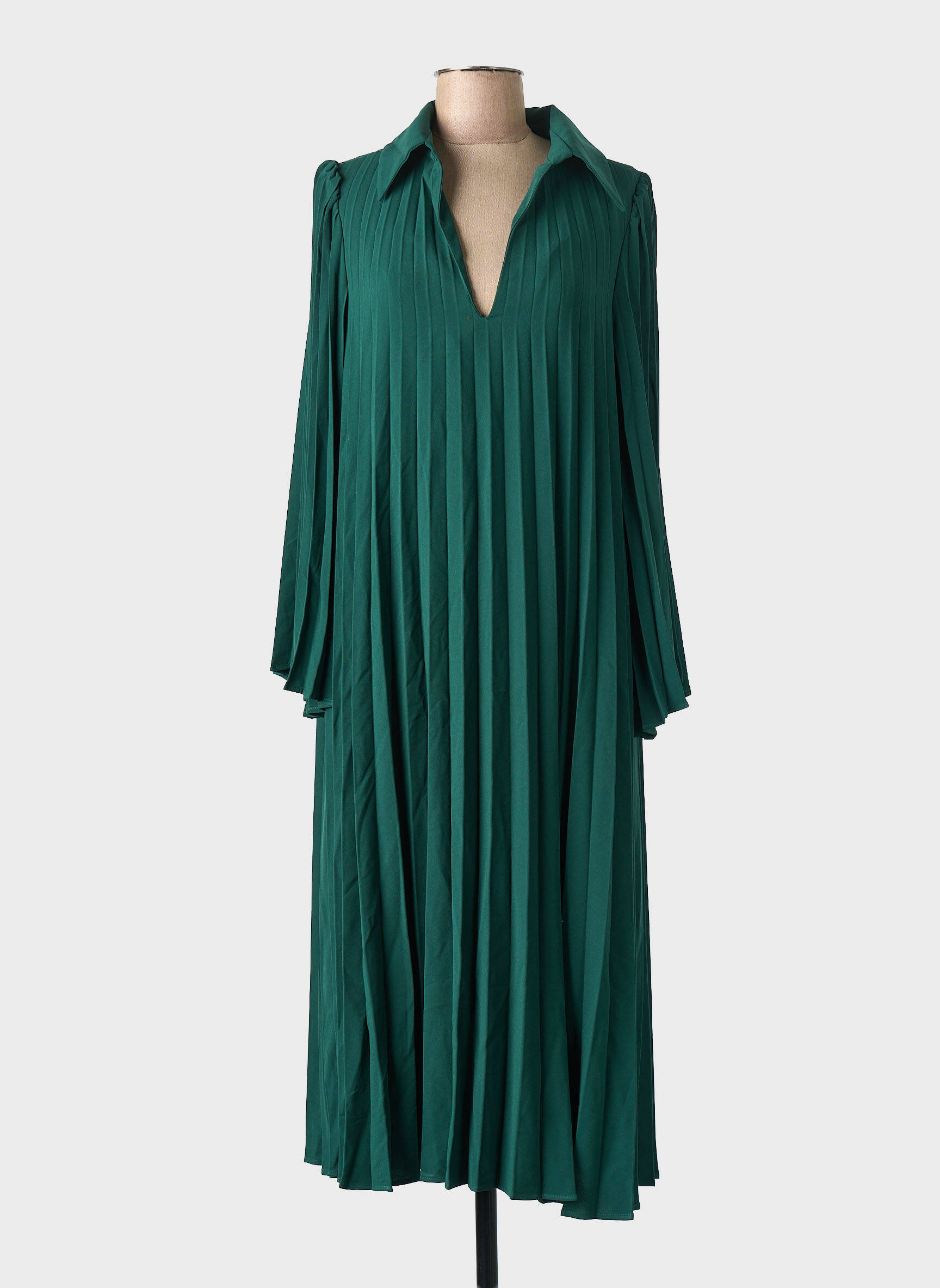 Rochie midi verde MAT FASHION femeie