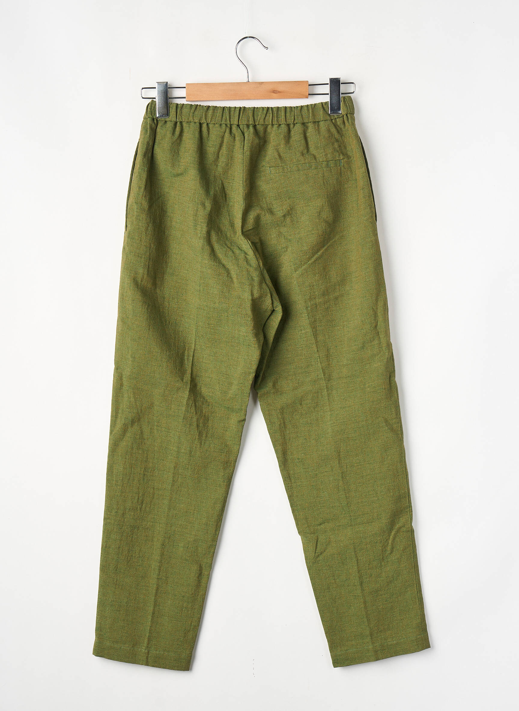 Pantalon drept verde POMANDERE femeie