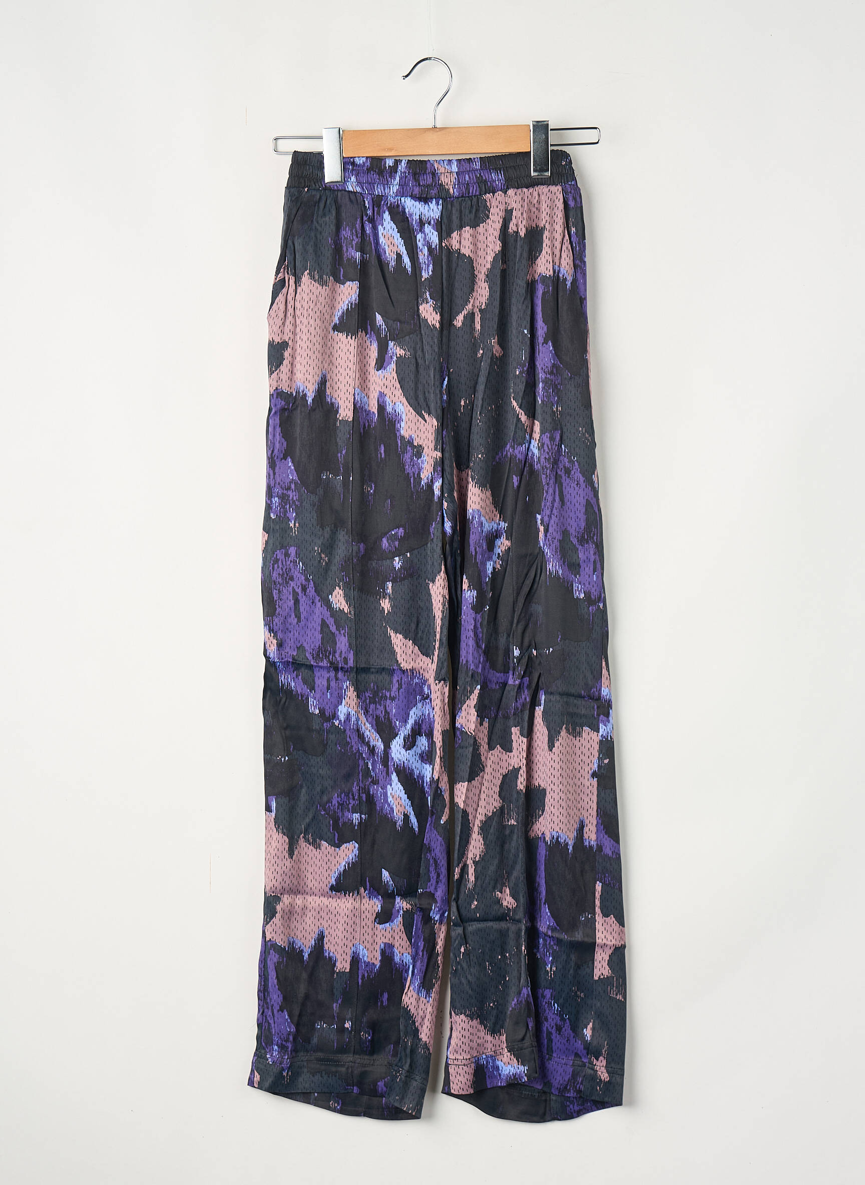 Pantalon larg violet VILA femeie