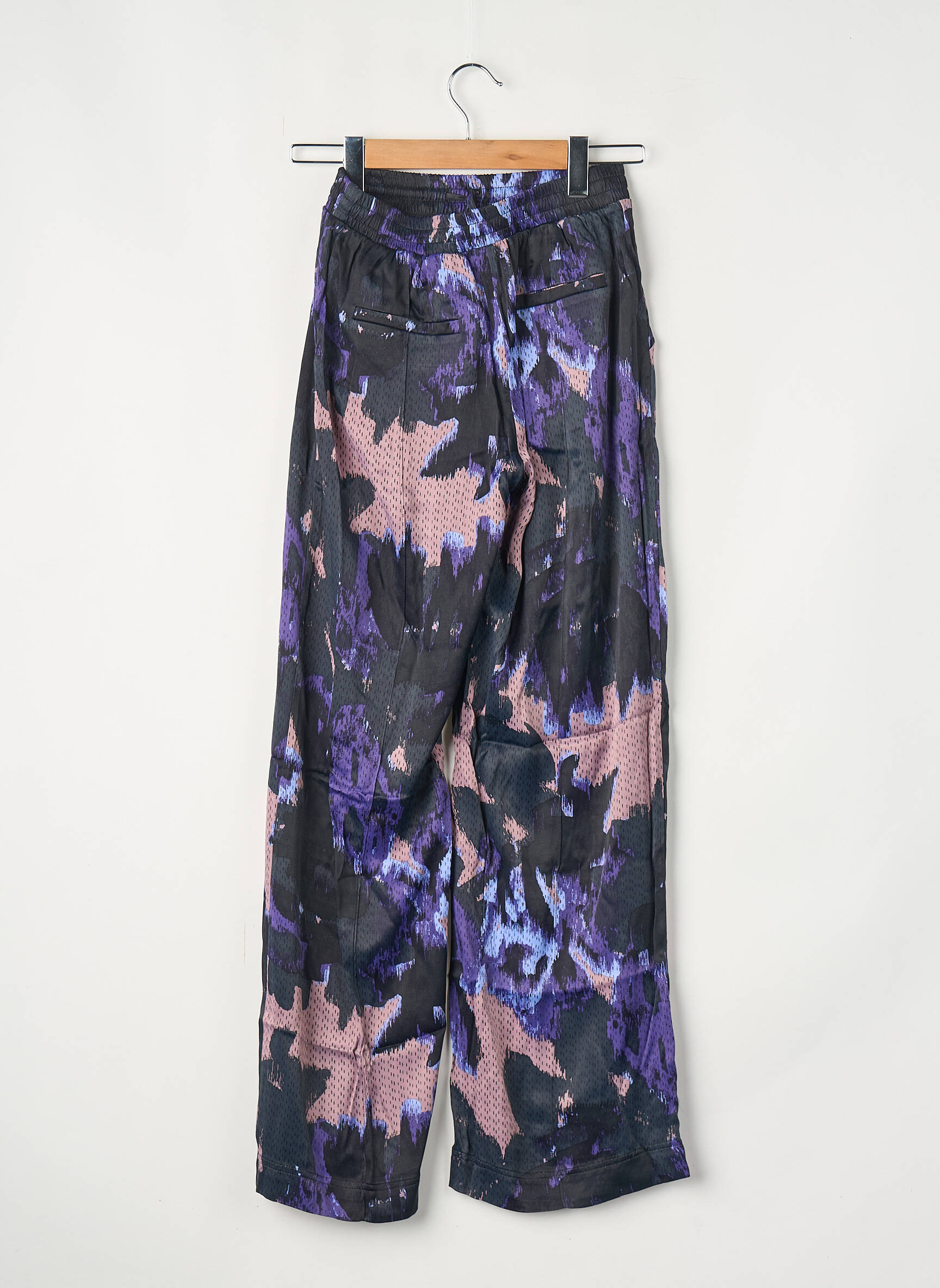 Pantalon larg violet VILA femeie
