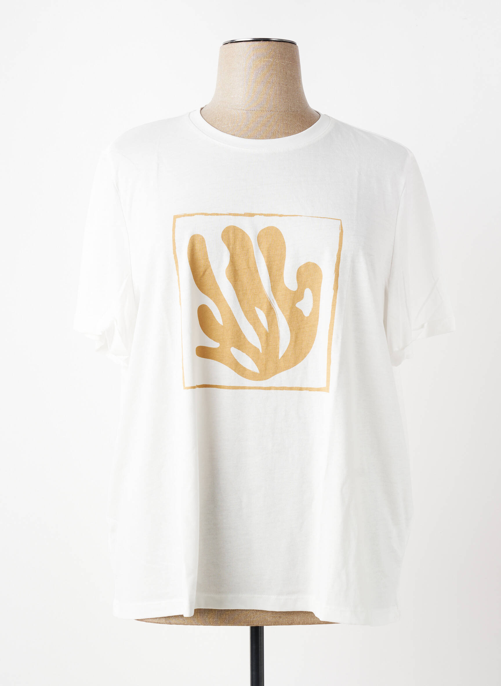 Tricou alb EVOKED VILA femeie