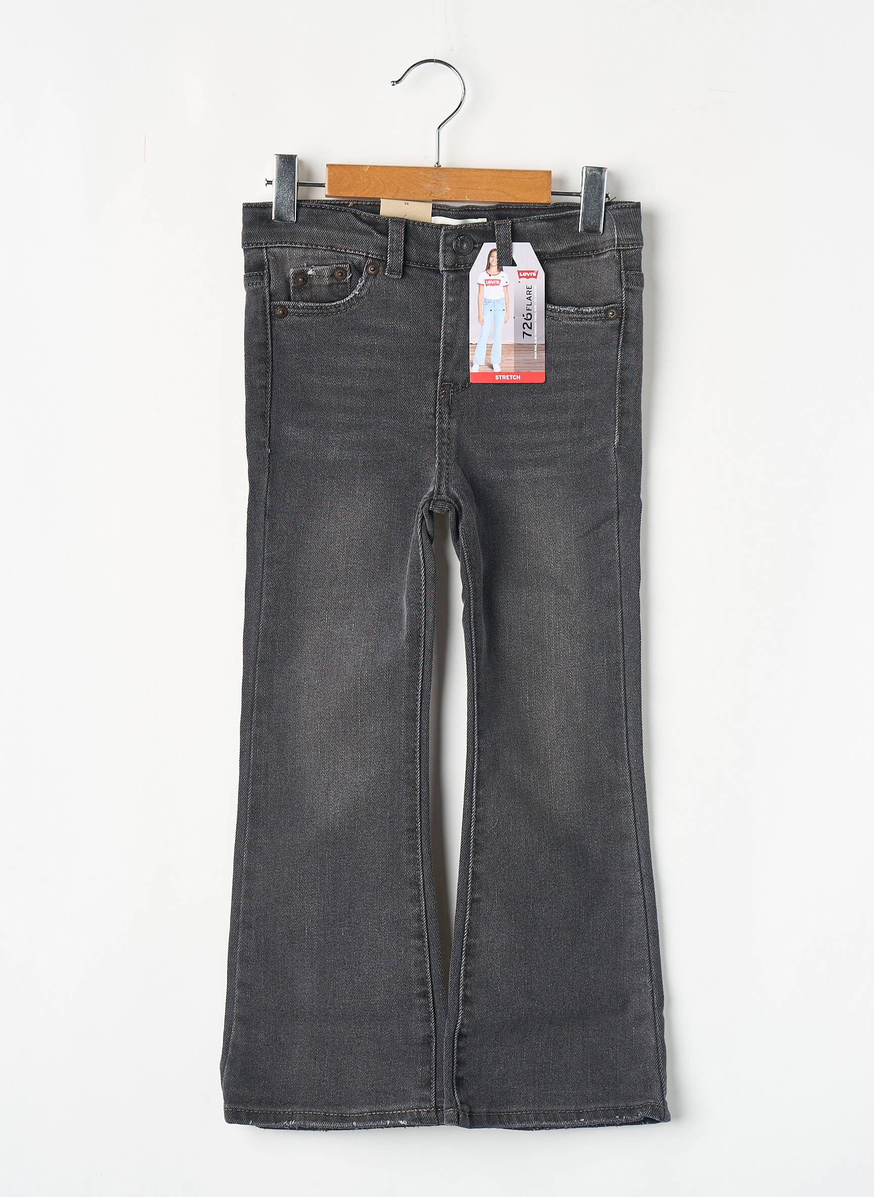 Blugi bootcut negru LEVI'S fată